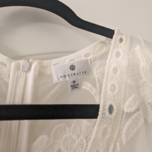 Nordstrom Socialite Lace Overlay Romper - Picture 3 of 3